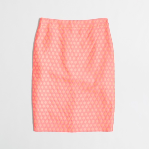 J. Crew Factory Dresses & Skirts - J. Crew Factory The Pencil Skirt - Black Polka Dot